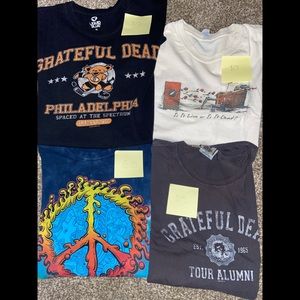 Vintage Grateful Dead Tshirts- XL- Lot of 4